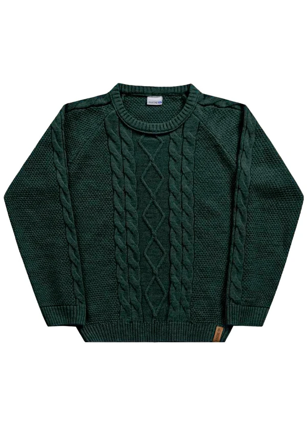 Fakini Kids - Casaco Fechado Tricot Verde 3