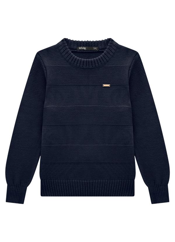 Ioluig - Casaco Infantil em Tricô Azul 2