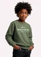 Kyly - Casaco Infantil Menino Lettering Cinza - variação: Verde
