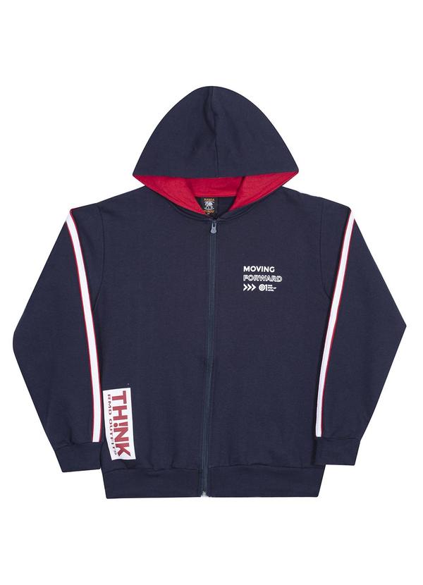 Randa Mundu - Casaco Masculinaulino Moletom Azul 1