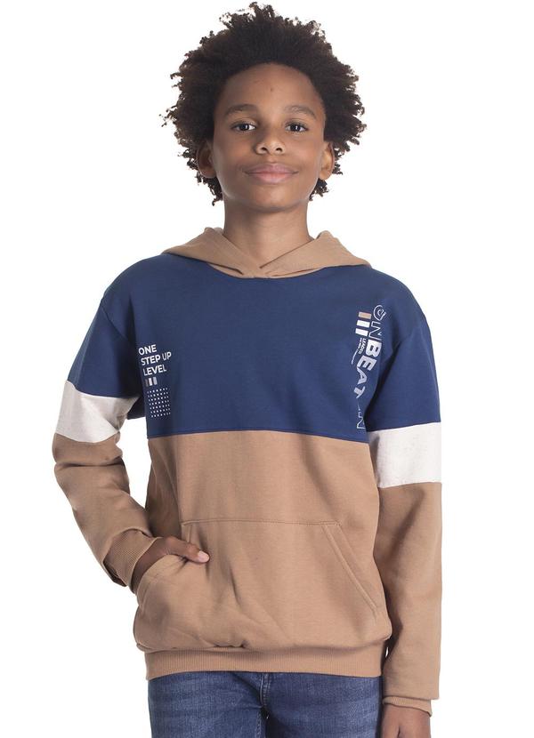 Randa Mundu - Casaco Masculinaulino Moletom Marrom