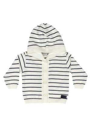 Quimby - Casaco Tricô para Bebê Unissex Azul - QUIMBY