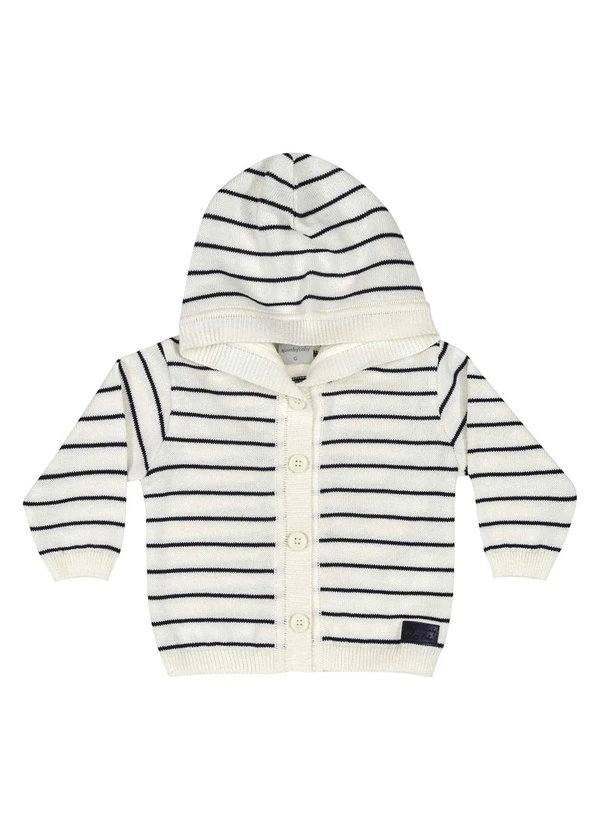 Quimby - Casaco Tricô para Bebê Unissex Azul