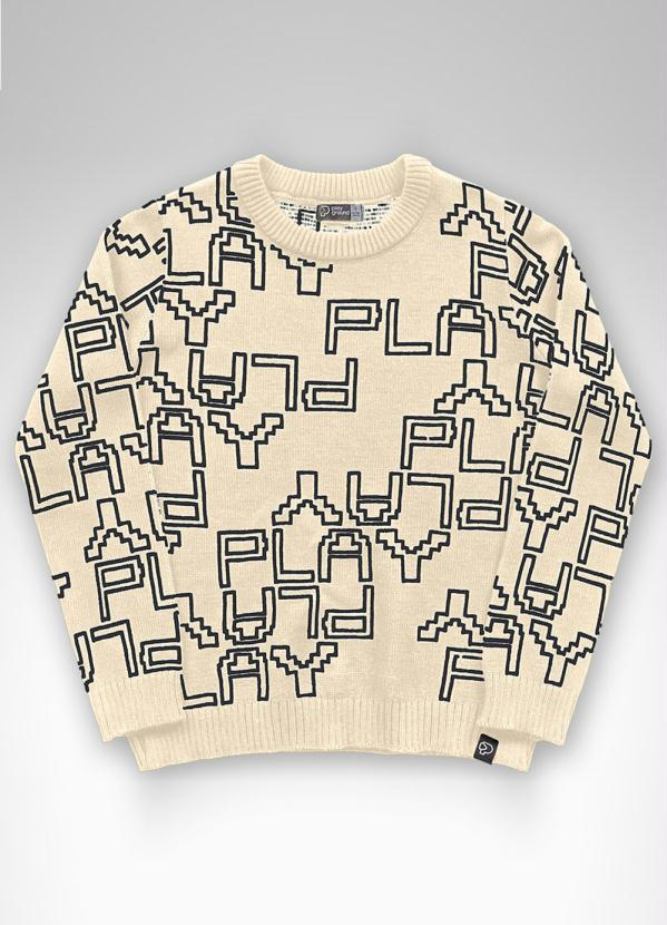 Playground - Casaco Tricot Bege