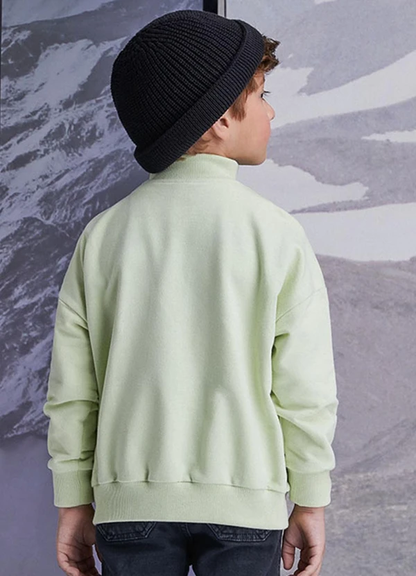 Youccie - Casaco Verde com Gola Alta Verde 2