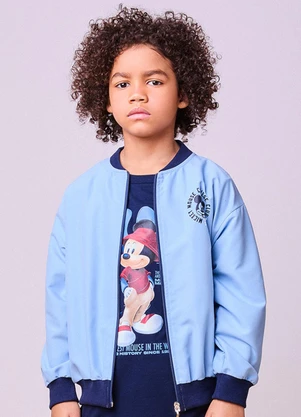 Youccie - Jaqueta Bomber Azul da Disney Azul - YOUCCIE