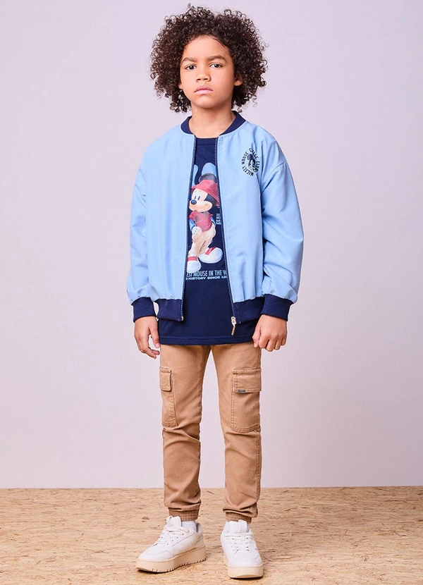 Youccie - Jaqueta Bomber Azul da Disney Azul 3