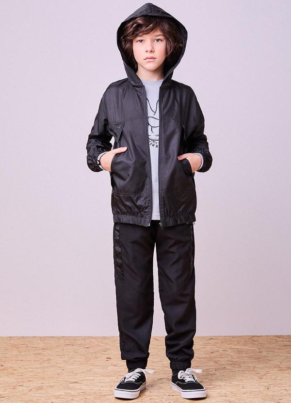 Youccie - Jaqueta Corta Vento Preta Preto 3