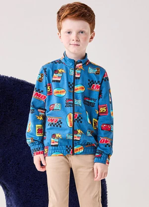 Bimbi - Jaqueta Menino do Relâmpago Mcqueen Disney Azul - BIMBI