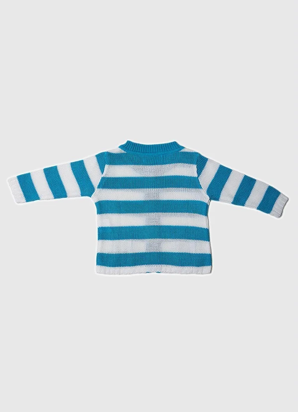 Bento - Tricot Bebê Listrado Azul 2