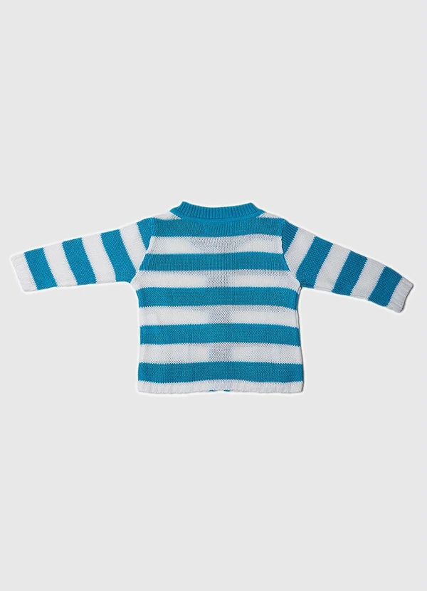Bento - Tricot Bebê Listrado Azul 3