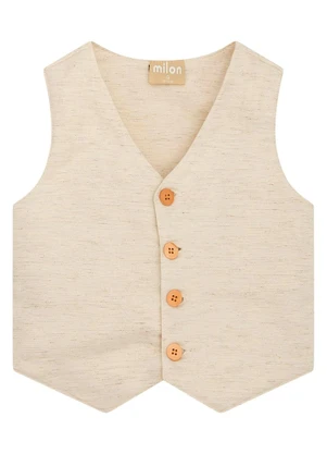 Milon - Colete Bebê Menino Bege - MILON