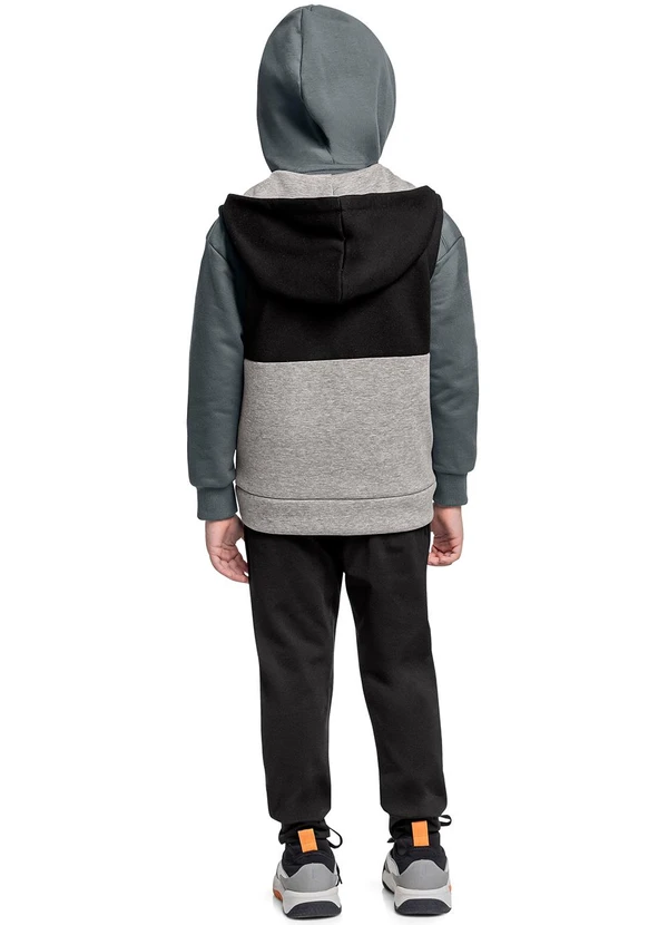 Quimby - Colete em Moletom para Menino Cinza 4