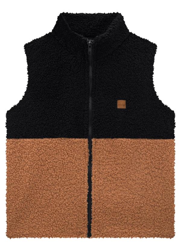 Ioluig - Colete Infantil em Pelo Carneiro Preto 3