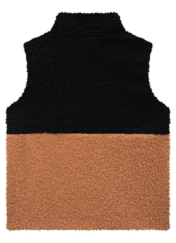 Ioluig - Colete Infantil em Pelo Carneiro Preto 4