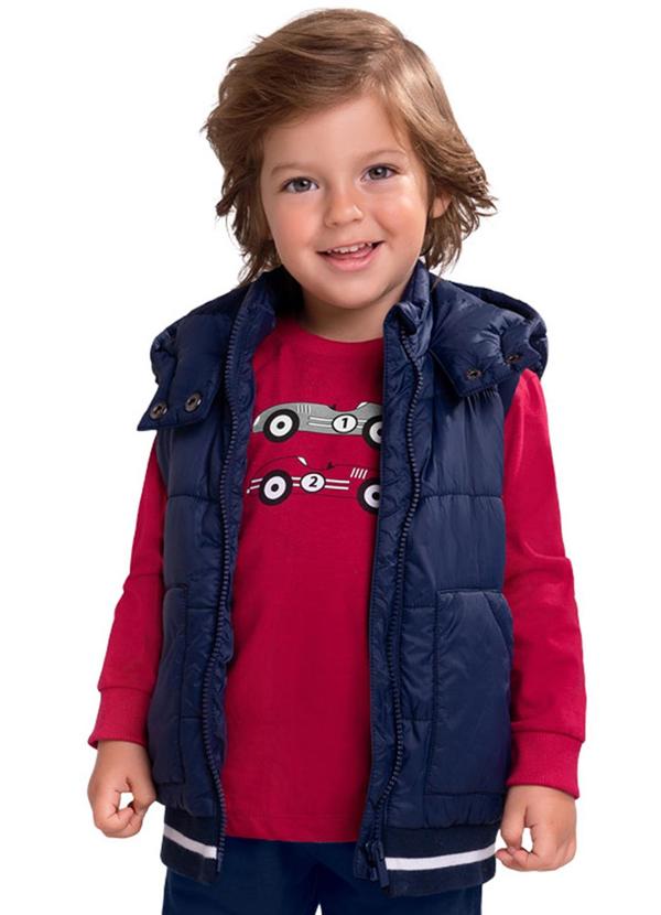 Milon - Colete Infantil Menino Azul