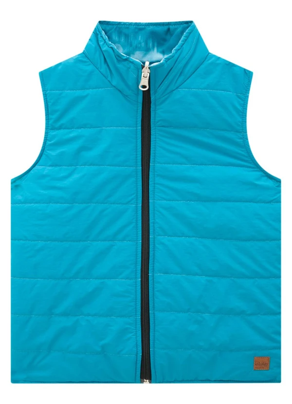 Ioluig - Colete Infantil Microfibra Nylon Camuflado Azul 3