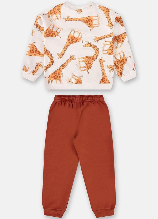 Up Baby - Conjunto Moletom Bege 3