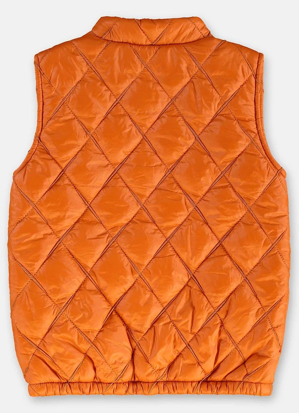 Up Baby - Colete Menino em Matelassê Laranja 4
