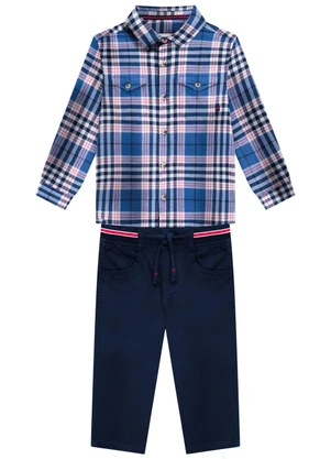 Milon - Conjunto Infantil Menino Azul - MILON