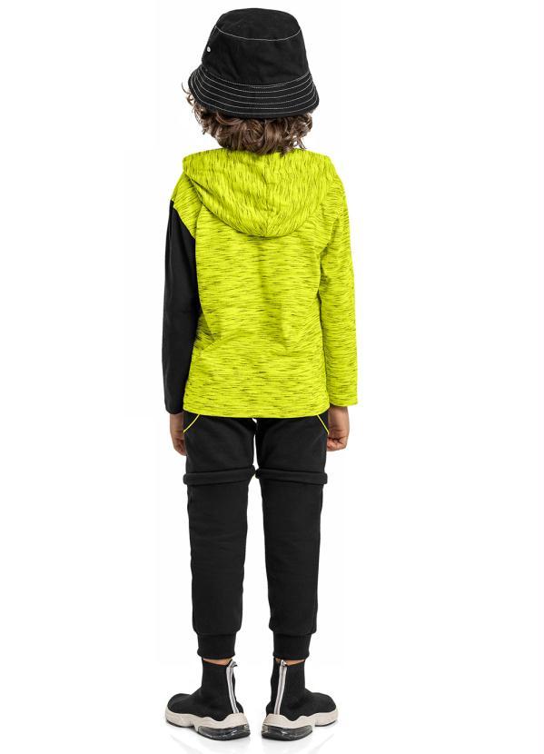 Quimby - Camiseta Infantil Menino Manga Longa Verde 4