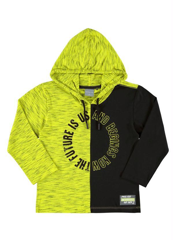 Quimby - Camiseta Infantil Menino Manga Longa Verde 5