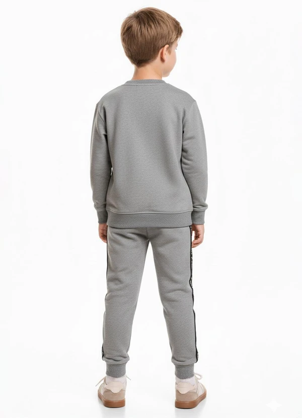 Fakini Kids - Cj.Blusao/Calca Cinza/Mescla 2
