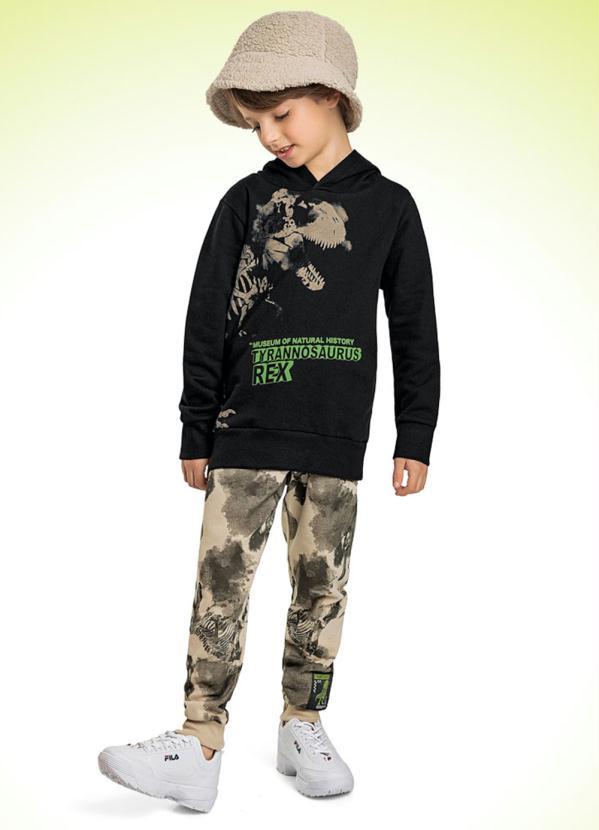 Fakini Kids C/Capuz/Calca Preto - Main Image