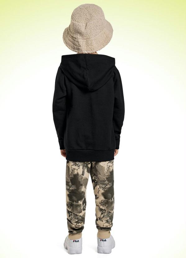 Fakini Kids - Cj.Casaco C/Capuz/Calca Preto 2