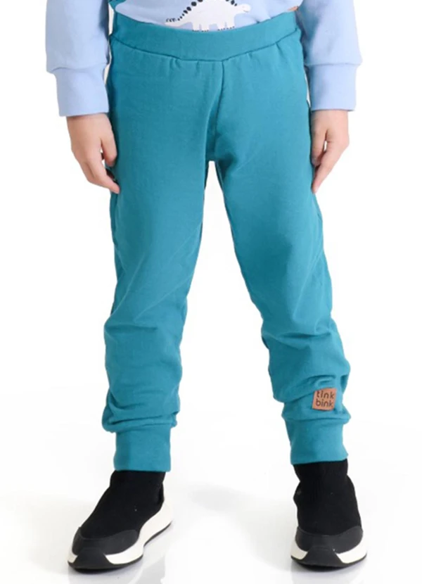 Tink Bink - Conj. Blusão Ml com Silk Azul 3