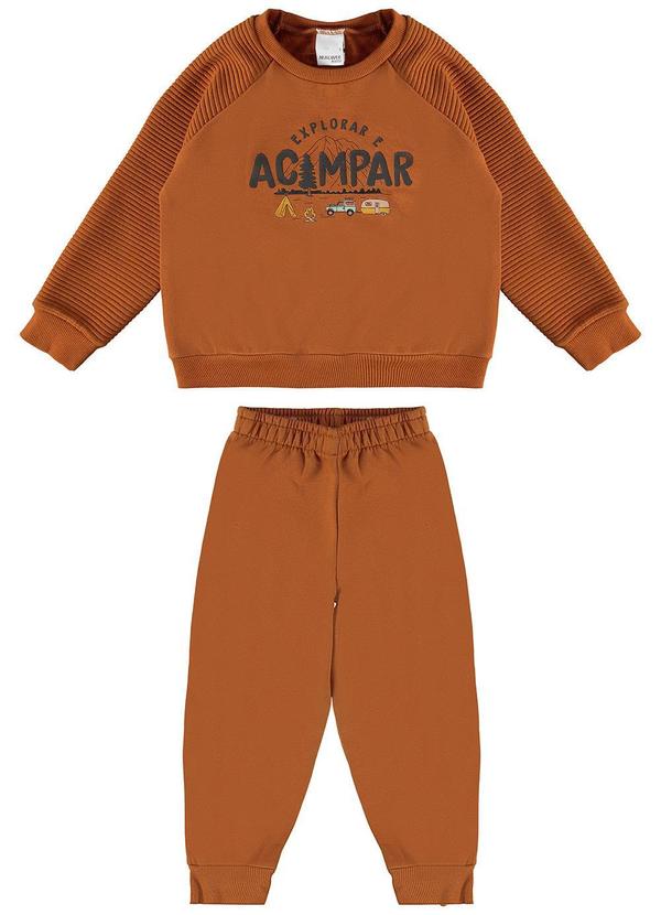Malwee Kids - Conjunto Acampar Comfort Menino Marrom