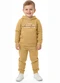Carinhoso - Conjunto Adventure em Moletom Amarelo Mostarda - variação: Amarelo Mostarda