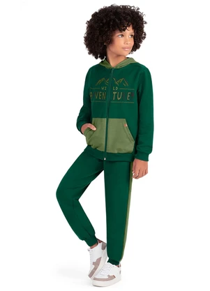 Outlet - Conjunto Aventura Selvagem Menino Verde - OUTLET