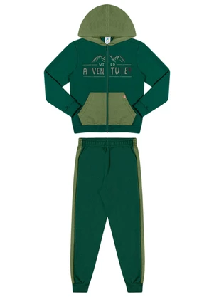 Outlet - Conjunto Aventura Selvagem Menino Verde - OUTLET