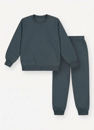 Abrange - Conjunto Básico Infantil Menino Chumbo - ABRANGE