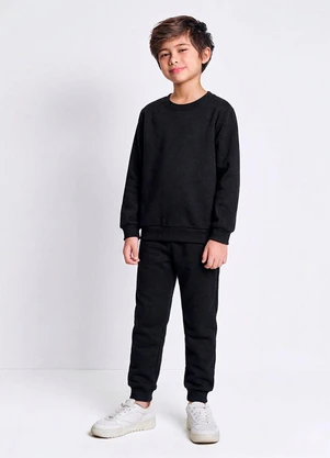 Abrange - Conjunto Básico Infantil Menino Preto - ABRANGE