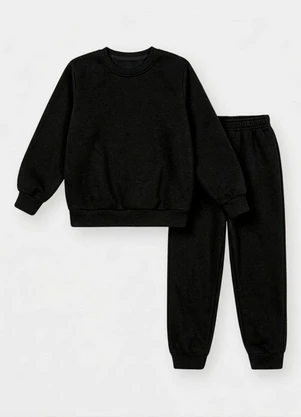 Abrange - Conjunto Básico Infantil Menino Preto - ABRANGE