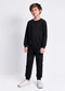 Abrange - Conjunto Básico Infantil Menino Preto - variação: Preto