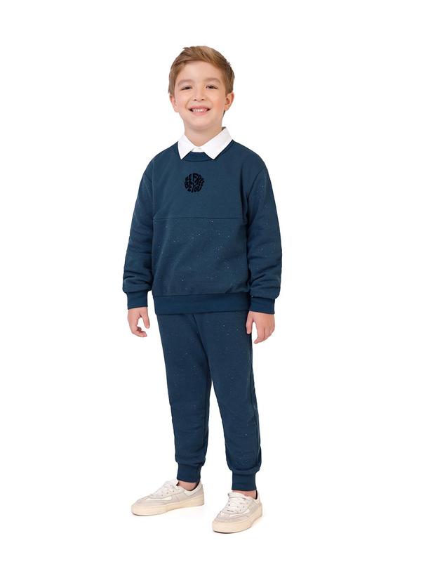 Malwee Kids - Conjunto Be Free Be You em Botonê Azul