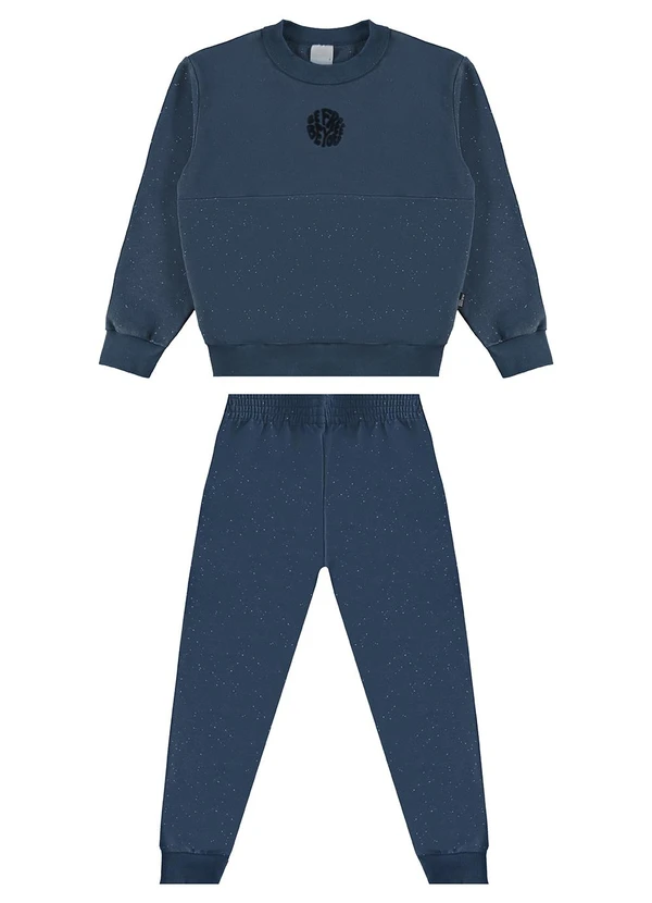 Malwee Kids - Conjunto Be Free Be You em Botonê Azul 2