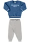 Marlan - Conjunto Bebê Blusão e Calça Cold Days Azul - variação: Azul