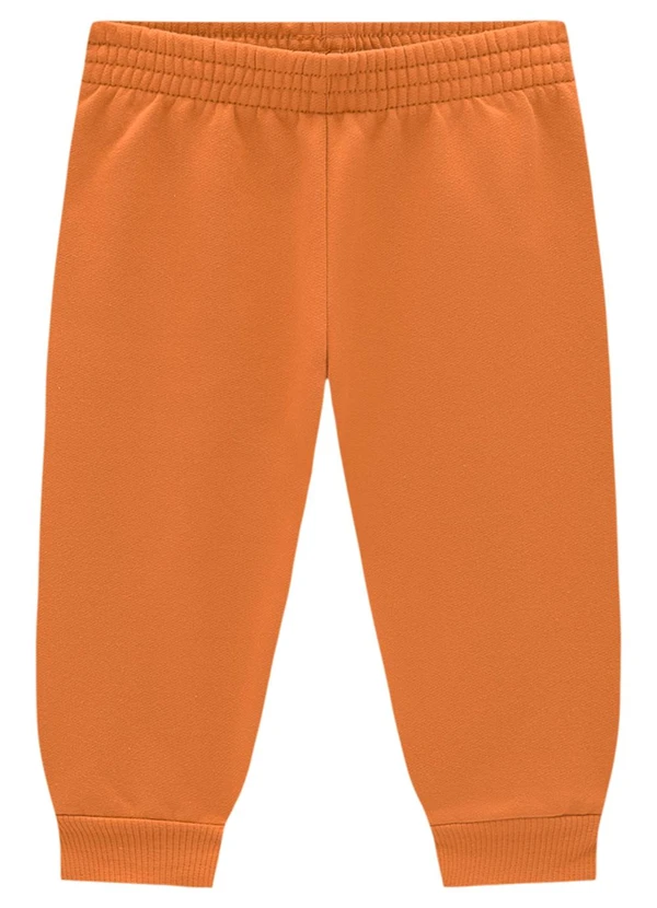 Marlan - Conjunto Bebê Blusão e Calça em Moletom Cinza 3