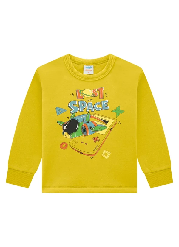 Marlan - Conjunto Bebê Blusão e Calça em Moletom Verde 2