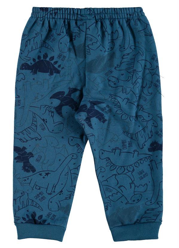 Quimby - Conjunto Bebê Blusão e Calça Moletom Azul 4