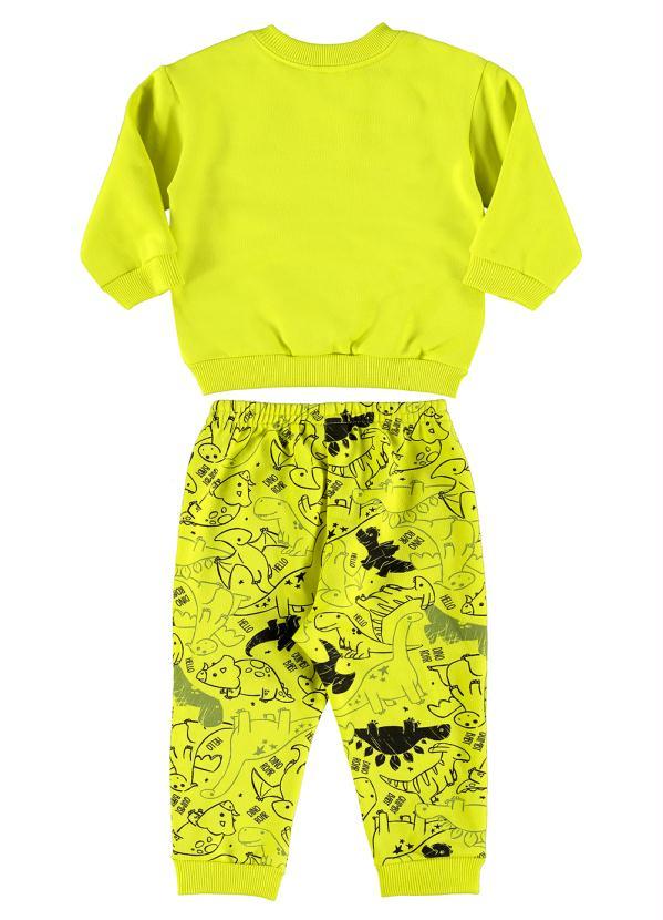 Quimby - Conjunto Bebê Blusão e Calça Moletom Verde 3