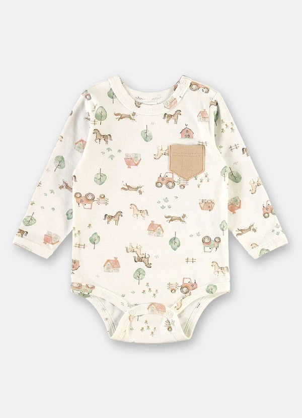 Up Baby - Conjunto Bebê Body Calça Estampado 3