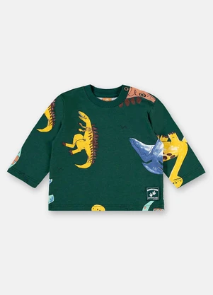 Up Baby - Conjunto Bebê Camiseta Calça Verde - UP BABY