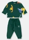Up Baby - Conjunto Bebê Camiseta Calça Verde - variação:  