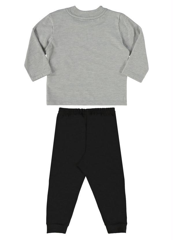 Quimby - Conjunto Bebê Camiseta e Calça Cinza 2