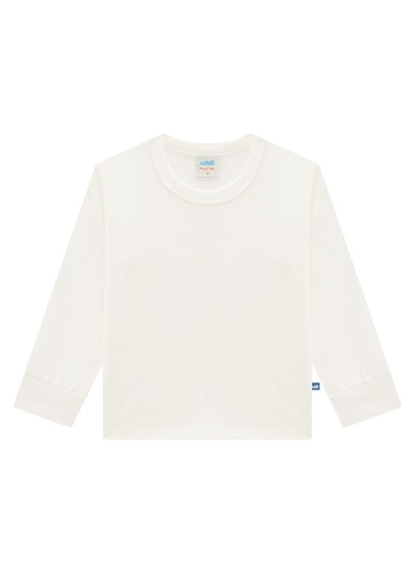 Marlan - Conjunto Bebê Camiseta e Jardineira Moletom Azul 3